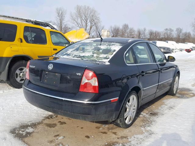 WVWRU63B65E081804 - 2005 VOLKSWAGEN PASSAT GLX 黑色 照片 4