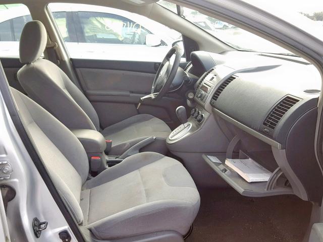 3N1AB61E99L650072 - 2009 NISSAN SENTRA 2.0 SILVER photo 5