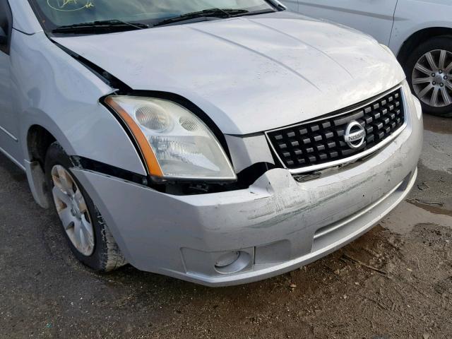 3N1AB61E99L650072 - 2009 NISSAN SENTRA 2.0 SILVER photo 9