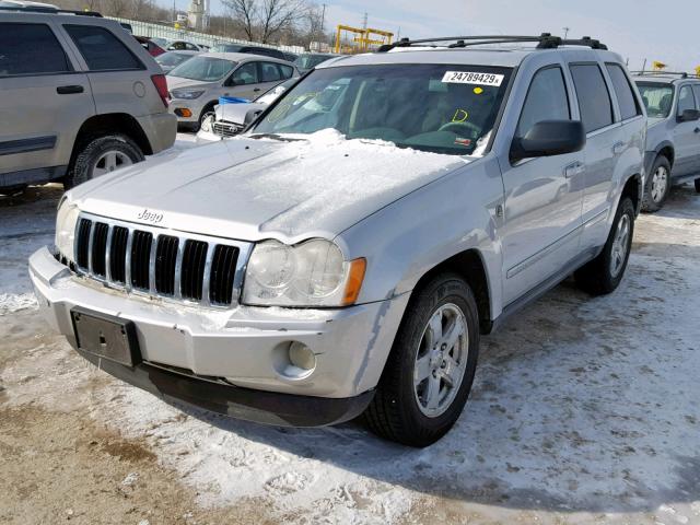 1J4HR58N76C328328 - 2006 JEEP GRAND CHER SILVER photo 2