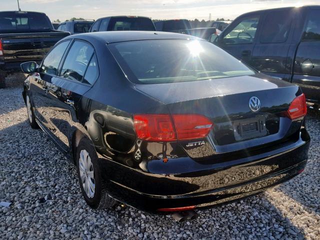 3VW2K7AJ6EM433648 - 2014 VOLKSWAGEN JETTA BASE 黑色 照片 3