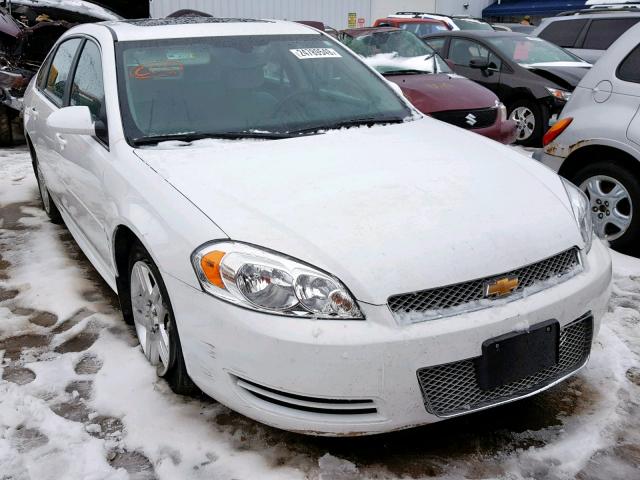 2G1WB5E32E1179716 - 2014 CHEVROLET IMPALA LIM WHITE photo 1