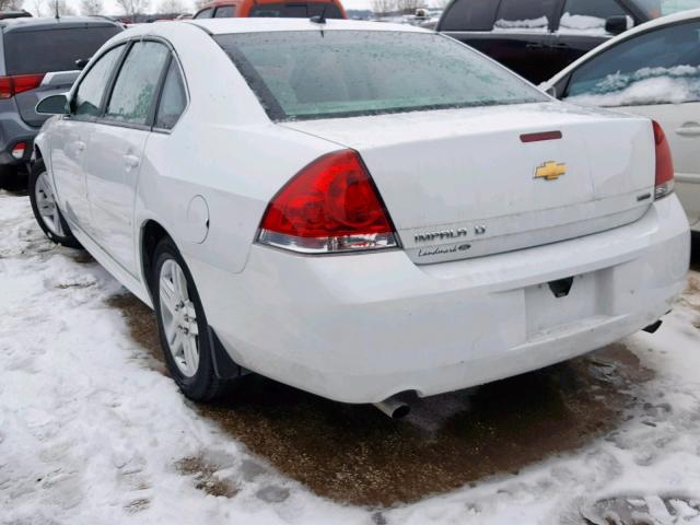 2G1WB5E32E1179716 - 2014 CHEVROLET IMPALA LIM WHITE photo 3