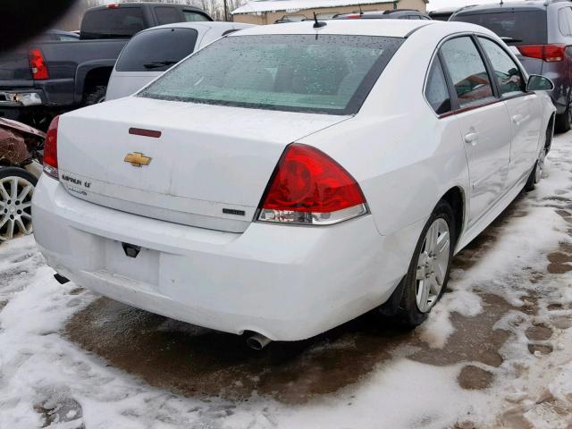 2G1WB5E32E1179716 - 2014 CHEVROLET IMPALA LIM WHITE photo 4