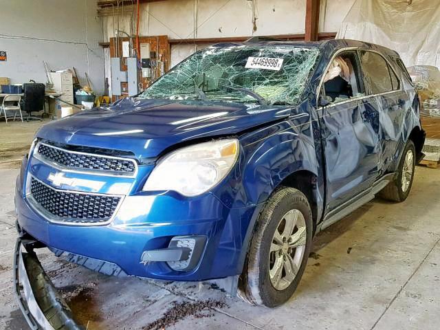 2CNALDEW6A6219212 - 2010 CHEVROLET EQUINOX LT BLUE photo 2