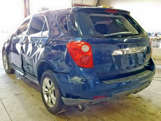 2CNALDEW6A6219212 - 2010 CHEVROLET EQUINOX LT BLUE photo 3