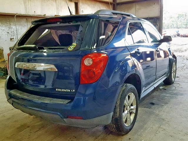 2CNALDEW6A6219212 - 2010 CHEVROLET EQUINOX LT BLUE photo 4