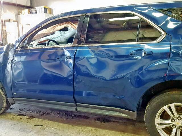 2CNALDEW6A6219212 - 2010 CHEVROLET EQUINOX LT BLUE photo 9