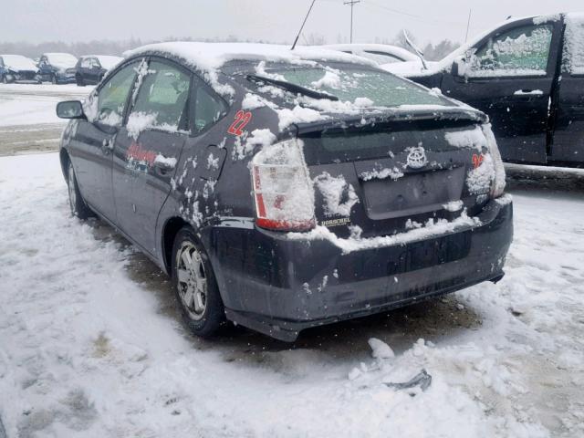 JTDKB20U373280765 - 2007 TOYOTA PRIUS GRAY photo 3