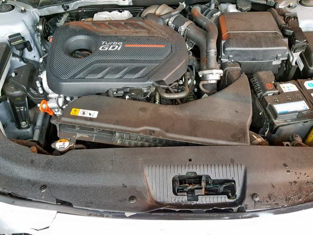 5NPE34AB6FH144846 - 2015 HYUNDAI SONATA SPO SILVER photo 7