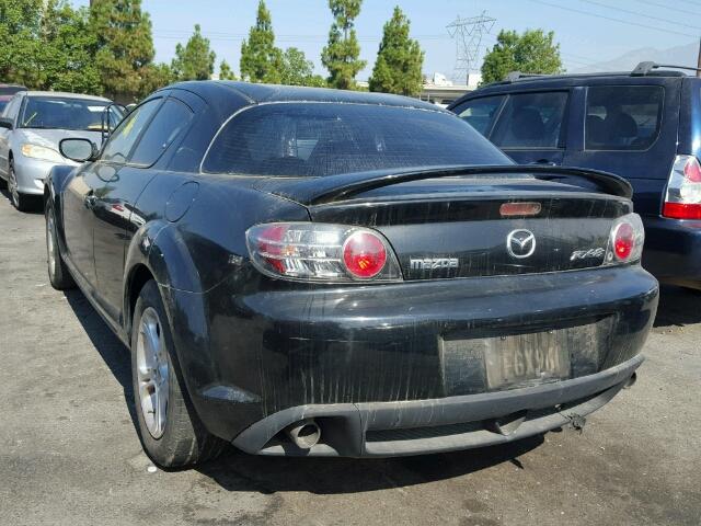 JM1FE173370213536 - 2007 MAZDA RX8 BLACK photo 3