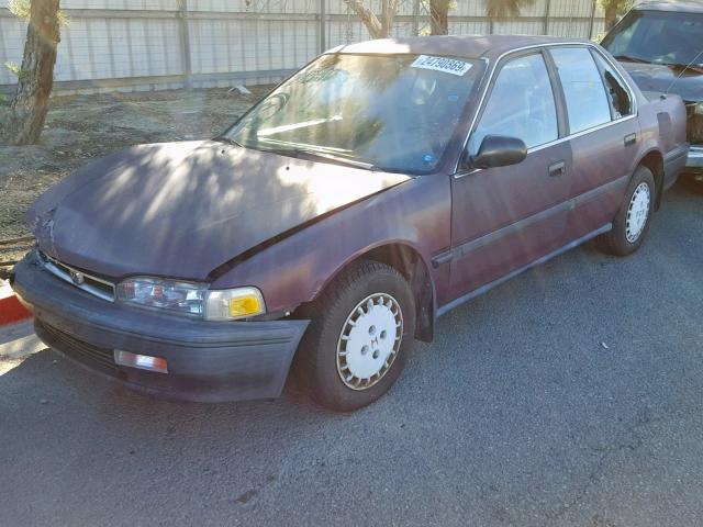 JHMCB7645LC098485 - 1990 HONDA ACCORD DX BROWN photo 2