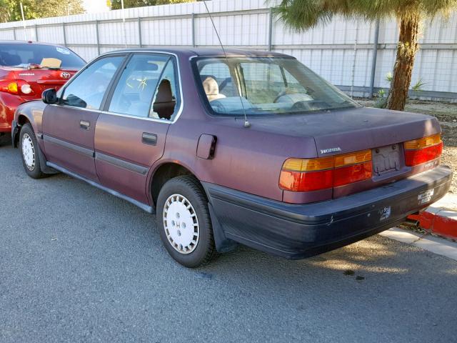 JHMCB7645LC098485 - 1990 HONDA ACCORD DX BROWN photo 3