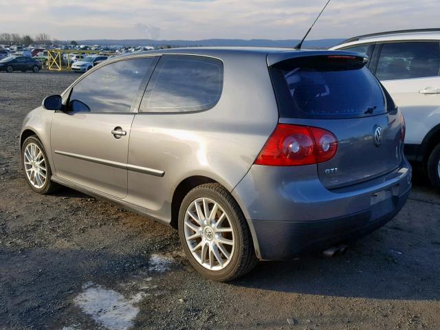 WVWEV71K46W130000 - 2006 VOLKSWAGEN NEW GTI GRAY photo 3