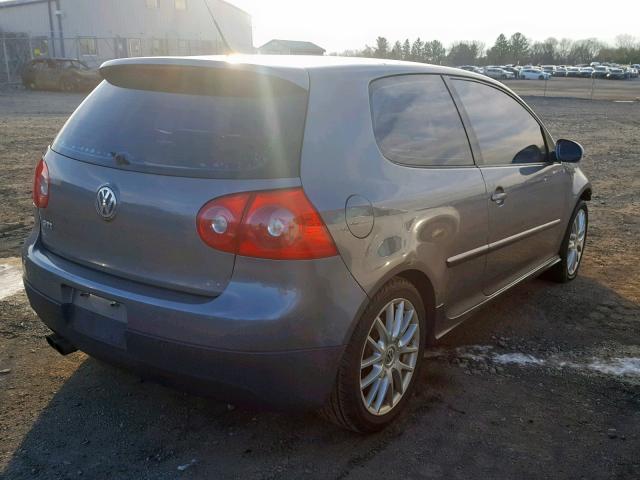 WVWEV71K46W130000 - 2006 VOLKSWAGEN NEW GTI GRAY photo 4