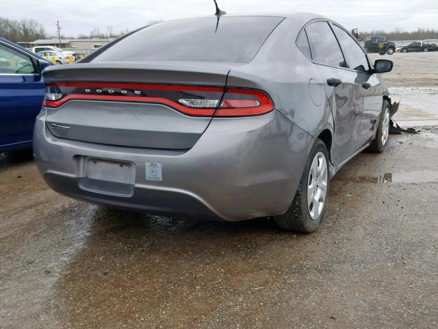 1C3CDFAA2DD127721 - 2013 DODGE DART SE GRAY photo 4