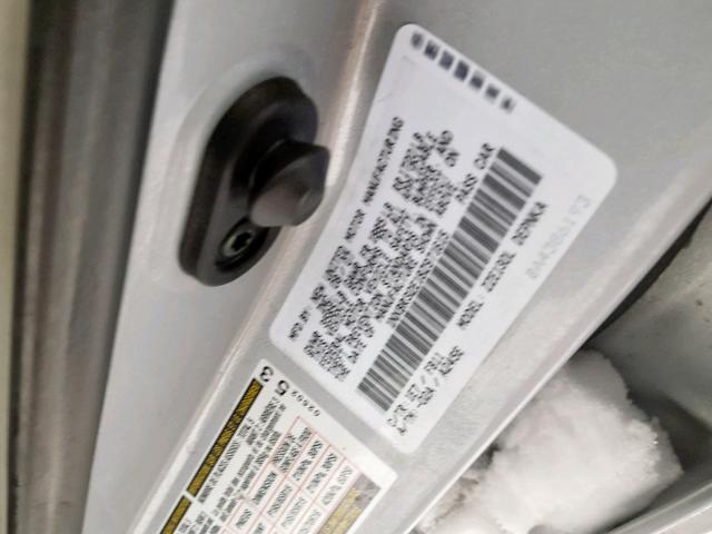 1NXBR32E18Z971615 - 2008 TOYOTA COROLLA CE SILVER photo 10