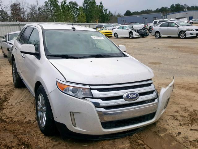 2FMDK3JC0BBA18209 - 2011 FORD EDGE SEL WHITE photo 1