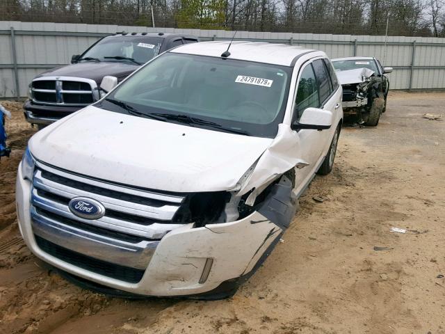 2FMDK3JC0BBA18209 - 2011 FORD EDGE SEL WHITE photo 9