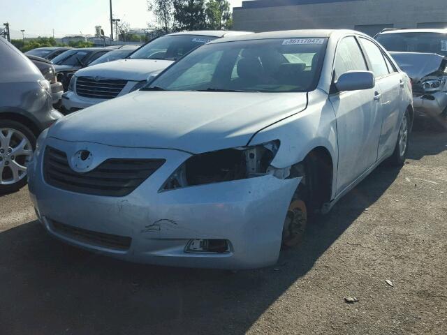 4T1BE46K27U692545 - 2007 TOYOTA CAMRY NEW BLUE photo 2