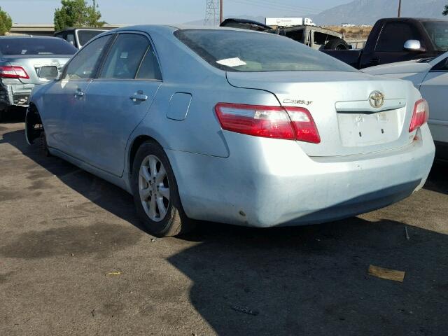 4T1BE46K27U692545 - 2007 TOYOTA CAMRY NEW BLUE photo 3