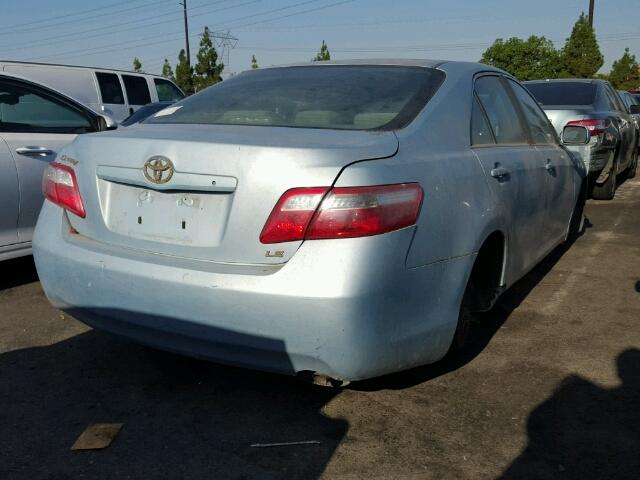 4T1BE46K27U692545 - 2007 TOYOTA CAMRY NEW BLUE photo 4