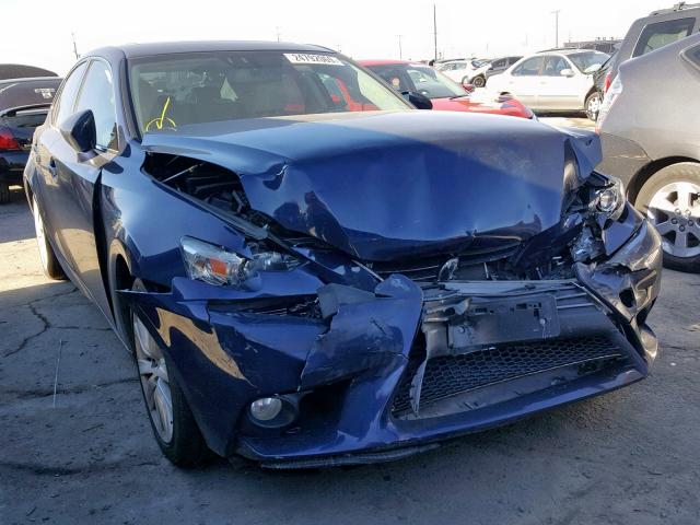 JTHBF1D20E5001117 - 2014 LEXUS IS 250 BLUE photo 1