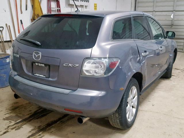 JM3ER293770130766 - 2007 MAZDA CX-7 GRAY photo 4