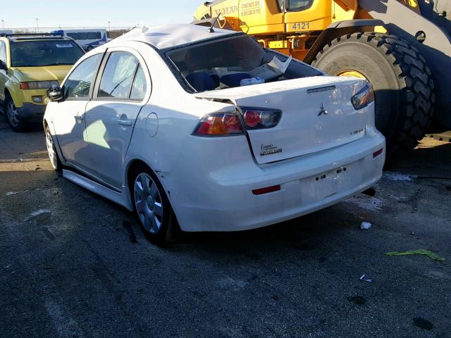 JA32U2FU5FU013023 - 2015 MITSUBISHI LANCER ES WHITE photo 3