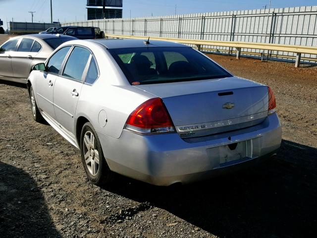 2G1WG5E36D1138506 - 2013 CHEVROLET IMPALA LT SILVER photo 3