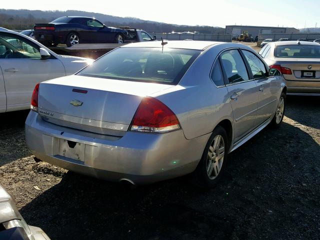 2G1WG5E36D1138506 - 2013 CHEVROLET IMPALA LT SILVER photo 4