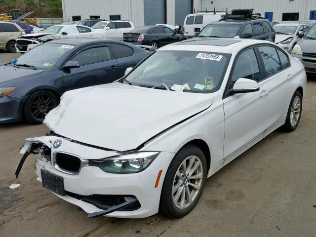 WBA8E5G31HNU44548 - 2017 BMW 320 XI WHITE photo 2