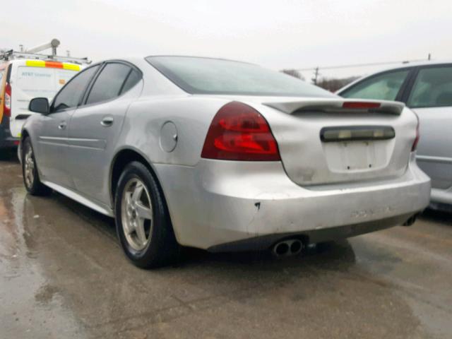 2G2WP522341122545 - 2004 PONTIAC GRAND PRIX SILVER photo 3