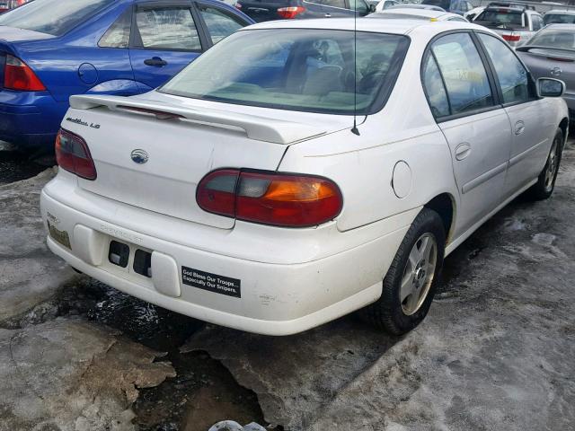 1G1NE52J33M731845 - 2003 CHEVROLET MALIBU LS WHITE photo 4