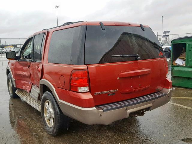 1FMFU18L53LC07579 - 2003 FORD EXPEDITION RED photo 3