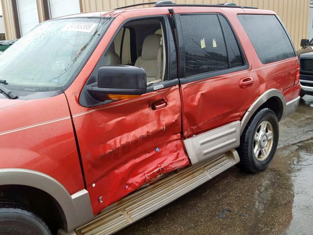 1FMFU18L53LC07579 - 2003 FORD EXPEDITION RED photo 9