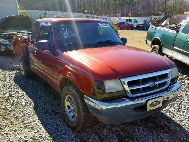 1FTYR14V9XTA94280 - 1999 FORD RANGER SUP წითელი ფოტო 1