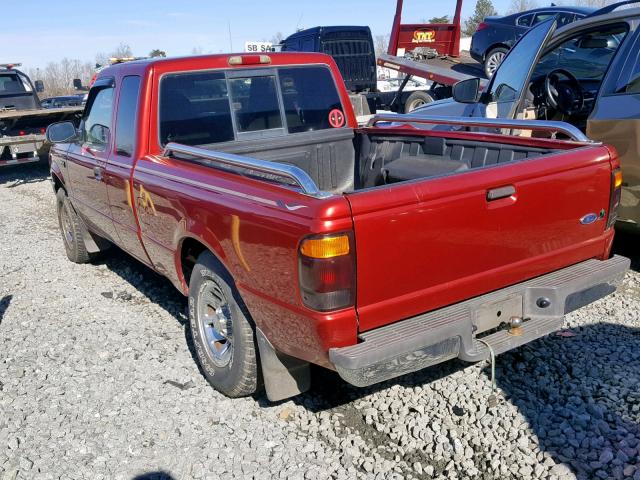 1FTYR14V9XTA94280 - 1999 FORD RANGER SUP წითელი ფოტო 3