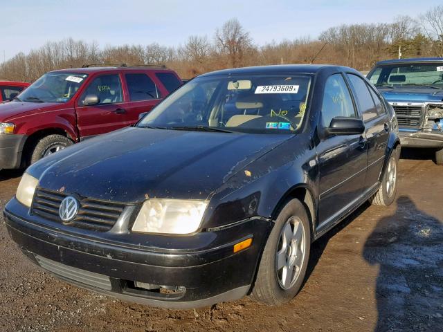 3VWSC29M0YM169751 - 2000 VOLKSWAGEN JETTA GLS BLACK photo 2