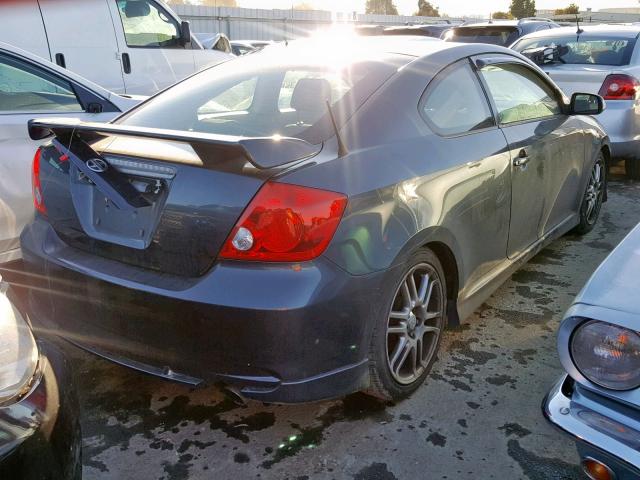 JTKDE177960077575 - 2006 TOYOTA SCION TC ნაცრისფერი ფოტო 4