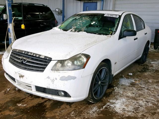 JNKAY01E76M103438 - 2006 INFINITI M35 BASE WHITE photo 2