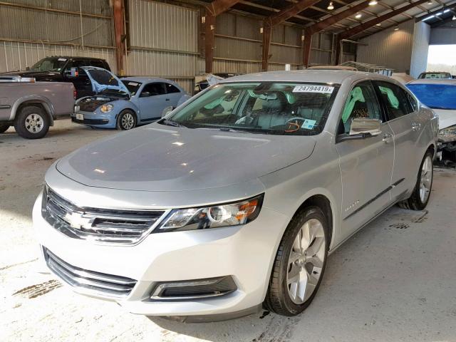 2G1125S35J9134408 - 2018 CHEVROLET IMPALA PRE SILVER photo 2