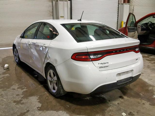 1C3CDFBB3FD140780 - 2015 DODGE DART SXT WHITE photo 3