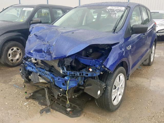 1FMCU0F77GUB51857 - 2016 FORD ESCAPE S BLUE photo 2