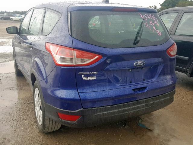 1FMCU0F77GUB51857 - 2016 FORD ESCAPE S BLUE photo 3