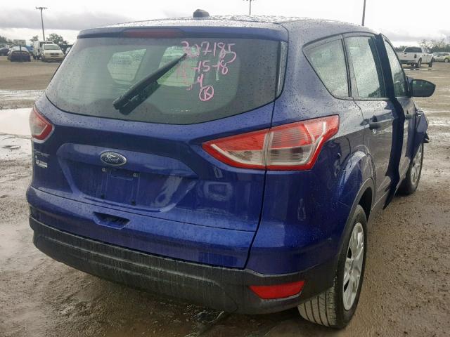 1FMCU0F77GUB51857 - 2016 FORD ESCAPE S BLUE photo 4