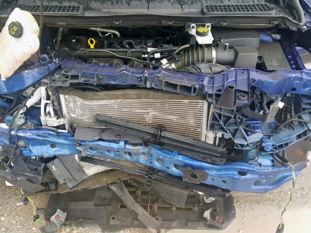 1FMCU0F77GUB51857 - 2016 FORD ESCAPE S BLUE photo 7