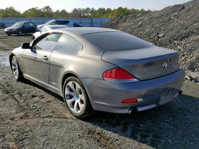 WBAEH73464B189427 - 2004 BMW 645 CI AUT GRAY photo 3