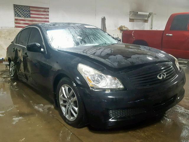 JNKCV61F29M357348 - 2009 INFINITI G37 BLACK photo 1