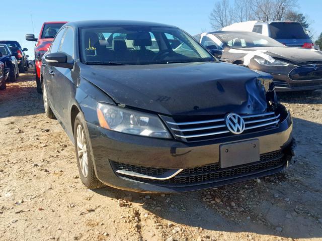 1VWAP7A38DC032505 - 2013 VOLKSWAGEN PASSAT S BLACK photo 1